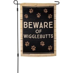 NWT Garden Flag - Wiggle Butts